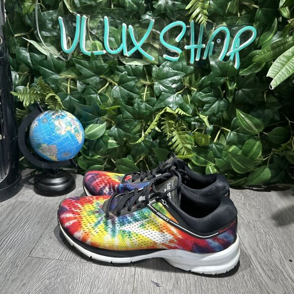 Brooks Womens Launch 5 Rock N Roll Marathon Series Tie Dye Sneakers Mesh Sz 9.5 main image 7